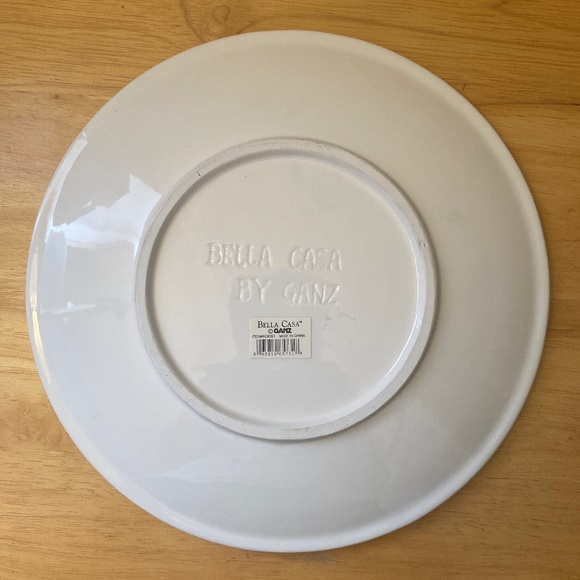 Bella Casa by Ganz Plate (baby blue) - Picture 5 of 5